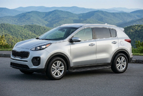 Kia Sportage 2015–2021 Sidetrin RedLine Black (2 stk., aluminium) foto 1