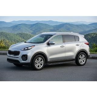 Sidetrin RedLine Black (2 stk., aluminium) Kia Sportage 2015–2021 foto 1