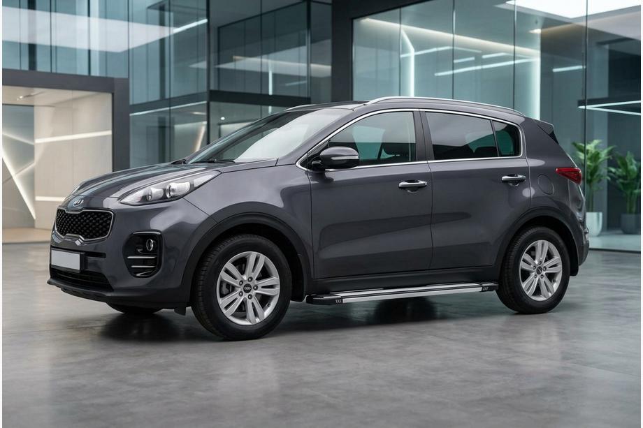 Kia Sportage 2015–2021 Rainbow sidetrin (2 stk., aluminium) Image