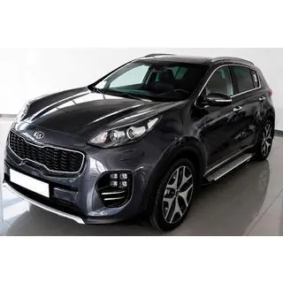 Sidetrin Allmond Grey (2 stk., aluminium) foto 1