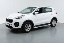 Kia Sportage 2015–2021 Sidetrin Allmond White (2 stk., aluminium) foto 1