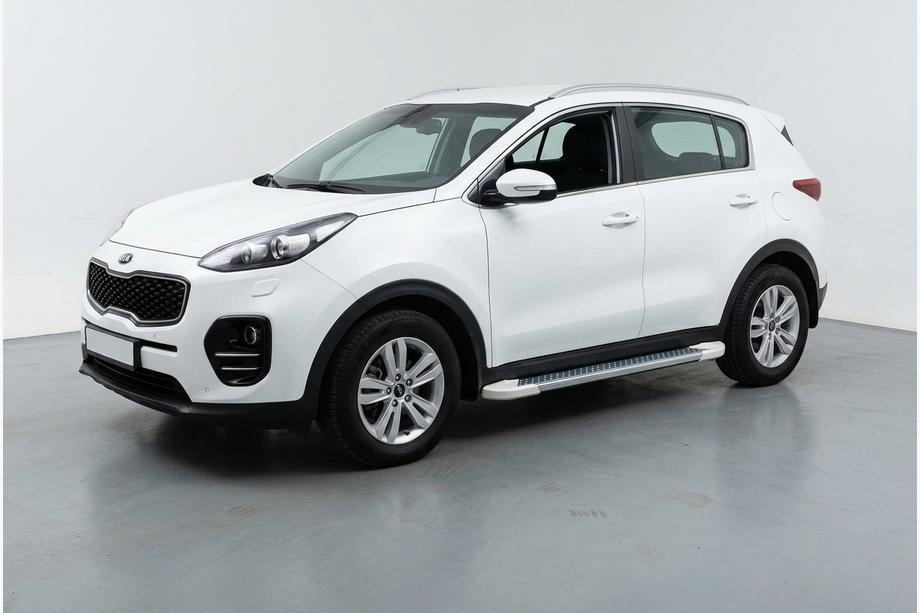 Kia Sportage 2015–2021 Sidetrin Allmond White (2 stk., aluminium) Image