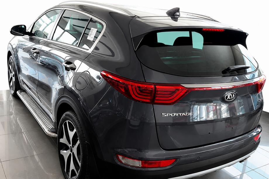 Kia Sportage 2015–2021 Sidetrin Maydos V2 (2 stk., aluminium ↗ rustfrit stål) Image