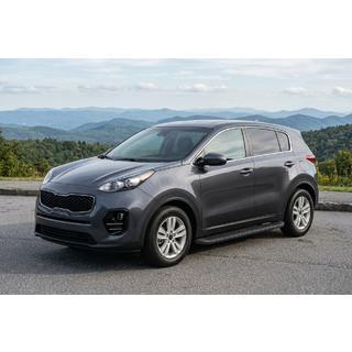 Sidetrin Tayga Black (2 stk., aluminium) Kia Sportage 2015–2021 foto 1