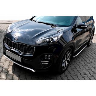 BlackLine sidetrin (2 stk., aluminium) Kia Sportage 2015–2021 foto 1
