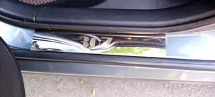 Peugeot 307 2001–2008 Dørtrinslister Carmos V1 (4 stk., stål) foto 4