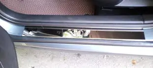 Peugeot 307 2001–2008 Dørtrinslister Carmos V1 (4 stk., stål) foto 3