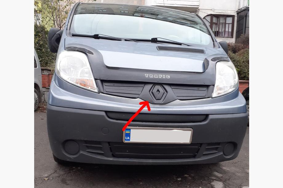 Renault Trafic 2001–2015 Øvre vinterafdækning til kølergrill Image