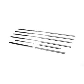 Vindueslister (8 stk., rustfrit stål) Mitsubishi Outlander 2006–2012 foto 2