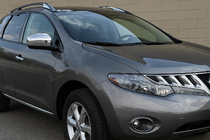 Nissan Murano 2002–2008 Krom spejlkåber (2008-2010, 2 stk., rustfrit stål) foto 3