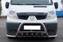 Renault Trafic 2001–2015 Exclusive kængurubøjle med sidebøjler (rustfri stål) foto 1