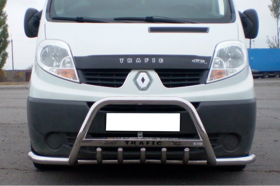 Renault Trafic 2001–2015 Exclusive kængurubøjle med sidebøjler (rustfri stål) Image