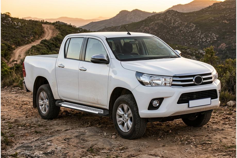 Toyota Hilux 2015– Sidetrin Line (2 stk., aluminium) Image