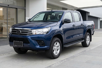 Toyota Hilux 2015– Bosphorus Black sidetrin (2 stk., aluminium) foto 1