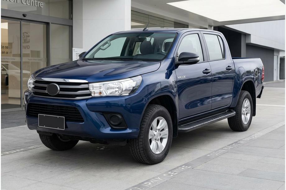 Toyota Hilux 2015– Bosphorus Black sidetrin (2 stk., aluminium) Image