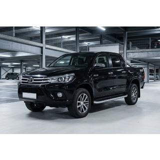Sidetrin Tayga Grey (2 stk., aluminium) Toyota Hilux 2015– foto 1