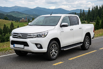 Toyota Hilux 2015– Sidetrin Fullmond (2 stk., aluminium) foto 1