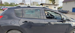 Peugeot 3008 2008–2016 Tagrælinger Skyport Grey foto 1