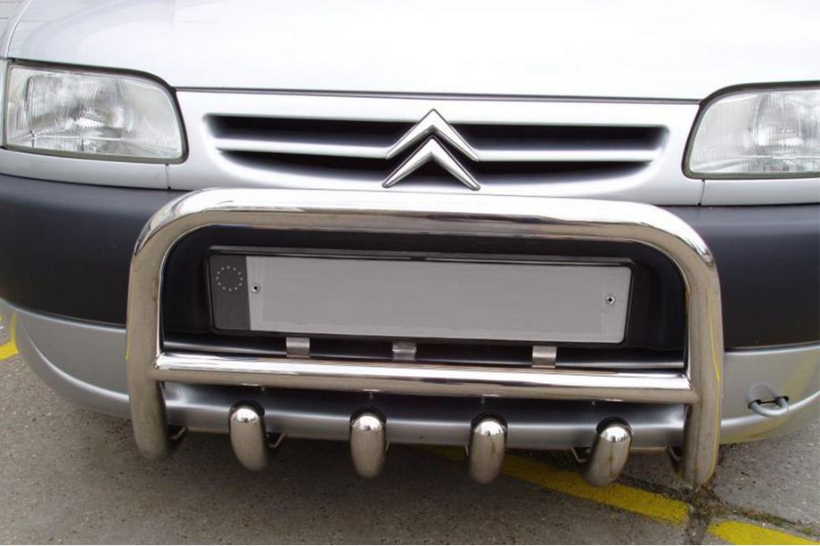 Citroen Berlingo 1996–2008 Bullbar QT006 (rustfrit stål) Image