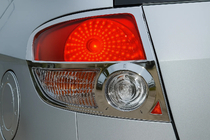 Hyundai Getz 2002– Krom fodstøttekapper (2 stk., plast) foto 1