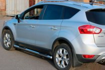Ford Kuga 2008–2013 Siderør, lige (2 stk., rustfrit stål) foto 3