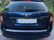 Skoda Octavia II A5 2010–2013 Kromliste over nummerpladen Carmos (rustfrit stål) foto 6