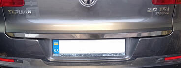 Volkswagen Tiguan 2007–2016 Bagagerumskantliste (rustfrit stål) foto 5