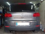 Volkswagen Tiguan 2007–2016 Bagagerumskantliste (rustfrit stål) foto 1