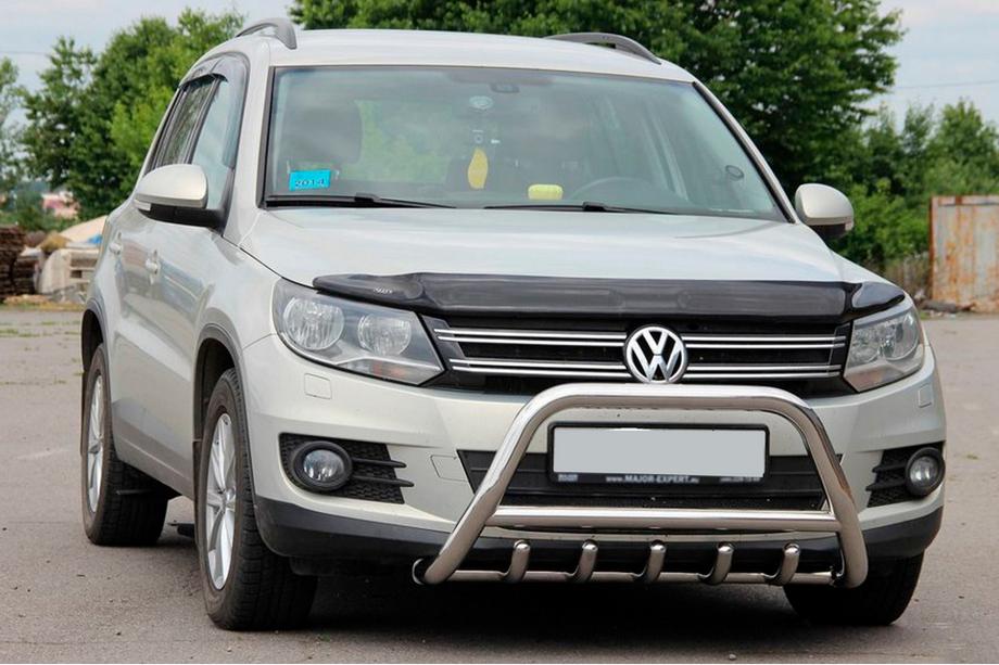 Volkswagen Tiguan 2007–2016 Kængurugitter WT003 (rustfrit stål) Image