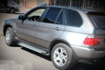 BMW X5 E53 1999–2006 Sidetrin Allmond Grey (2 stk., aluminium) foto 4