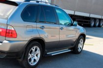 BMW X5 E53 1999–2006 Sidetrin Allmond Grey (2 stk., aluminium) foto 5