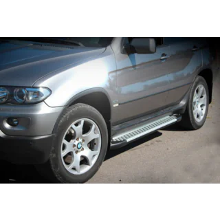 Sidetrin Allmond Grey (2 stk., aluminium) foto 1