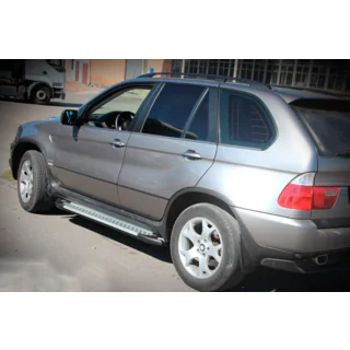 Sidetrin Allmond Grey (2 stk., aluminium) foto 4