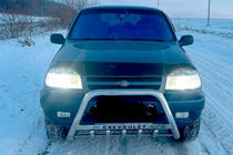Chevrolet Niva 1998–2020 Kængurubøjle WT004 (rustfrit stål) foto 1