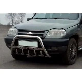 Kængurubøjle WT004 (rustfrit stål) Chevrolet Niva 1998–2020 foto 2