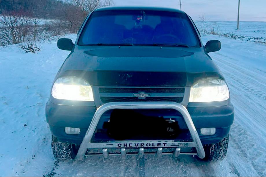 Chevrolet Niva 1998–2020 Kængurubøjle WT004 (rustfrit stål) Image
