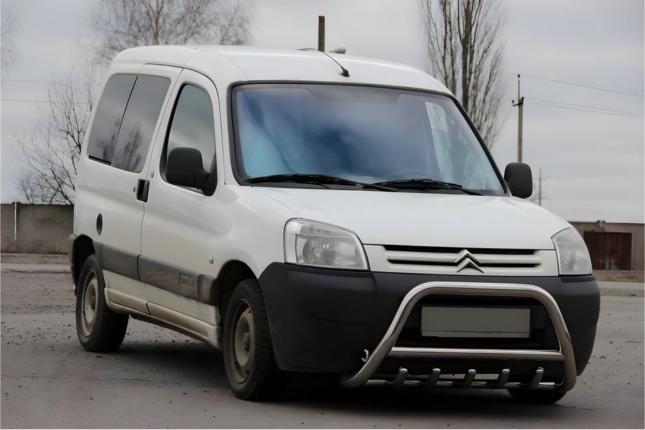 Peugeot Partner 1996–2008 Bullbar WT003 (rustfrit stål) 51 mm Image