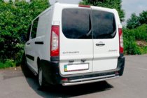 Peugeot Expert 2007–2016 Bageste beskyttelsesbøjle AK-002 – dobbelt (rustfrit stål) foto 3