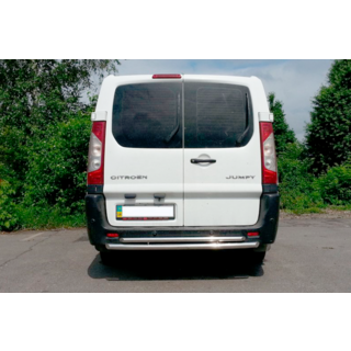 Bageste beskyttelsesbøjle AK-002 – dobbelt (rustfrit stål) Peugeot Expert 2007–2016 foto 2
