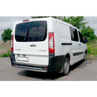 Bageste beskyttelsesbøjle AK-002 – dobbelt (rustfrit stål) Peugeot Expert 2007–2016 foto 1