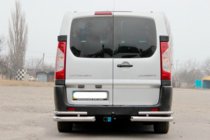 Fiat Scudo 2007–2015 Bageste hjørnebøjler AK003-Double (2 stk., rustfrit stål) foto 2