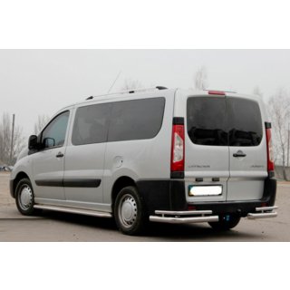 Bageste hjørnebøjler AK003-Double (2 stk., rustfrit stål) Fiat Scudo 2007–2015 foto 3