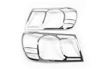Toyota Land Cruiser 100 1998–2007 Krom forlygterammer V1 (2 stk., plast) foto 2