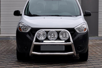 Dacia Dokker 2013–2022 Kængurugitter WT022 (rustfrit stål) foto 1