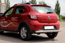 Dacia Sandero 2013–2020 Bagbøjle AK002 (rustfrit stål) foto 2