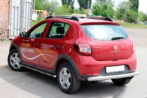Dacia Sandero 2013–2020 Bagbøjle AK002 (rustfrit stål) foto 3