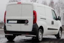 Fiat Doblo II 2010–2022 Bageste hjørnebeskyttere AK003 (rustfrit stål) foto 2