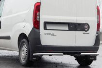 Fiat Doblo II 2010–2022 Bageste hjørnebeskyttere AK003 (rustfrit stål) foto 1