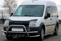 Ford Connect 2002–2006 Kængurubøjle med dobbeltrør WT004-Plus (rustfrit stål) foto 1