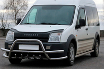 Ford Connect 2006–2009 Frontbøjle med dobbelte rør WT003-Plus-2 (rustfrit stål) foto 2